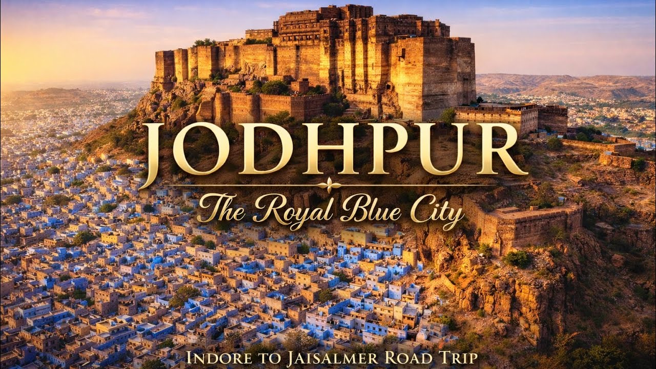 Royal Jodhpur Vlog | Mehrangarh Fort,Blue City | Indore to Jaisalmer Road Trip