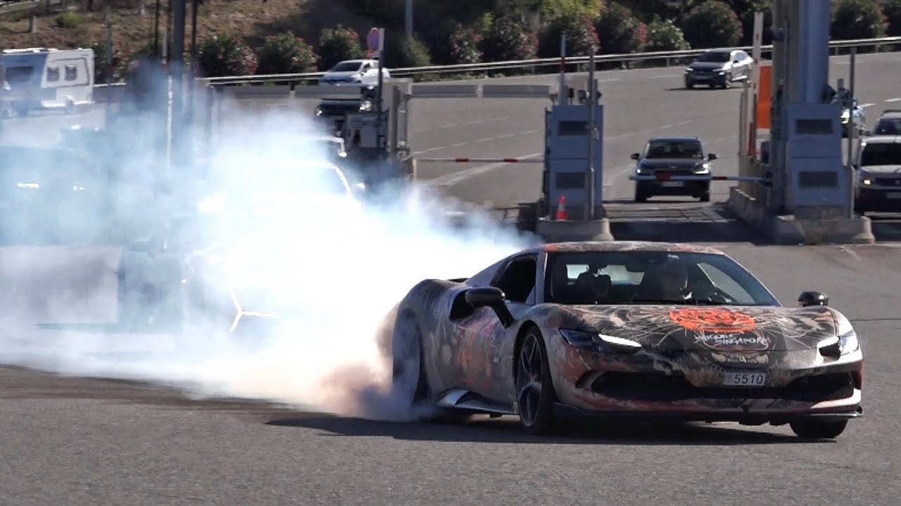 GUMBALL 3000 ACCELERATIONS 2025 EN FRANCE ! 🔥 Pagani Utopia, burnout… 