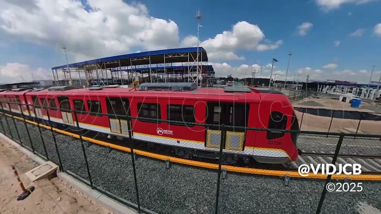 Así se mueve el primer tren Metro de Bogotá