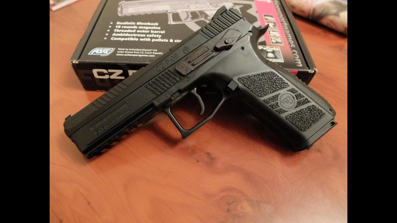 PISTOLA CO2 ASG CZ P 09 DUTY 492FPS CAL  4 5MM DIABOLOS PX4 ARTIDEPORT WhatsApp 3125286943