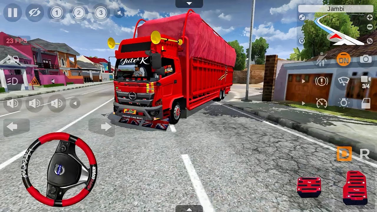 Truk Hino Tronton Muatan Gayor Antar Logistik l Mod Bus Simulator Indonesia