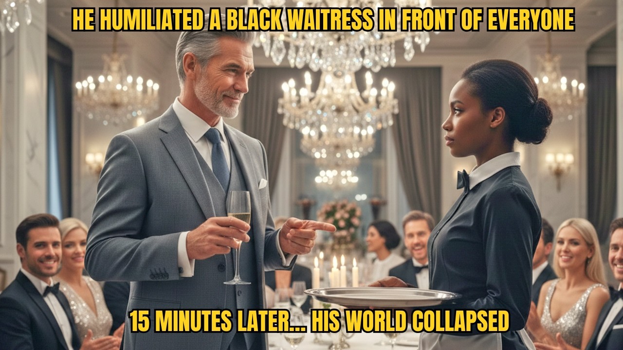 Billionaire Humiliates Black Waitress—15 Minutes Later, His $50M Fraud Is Exposed