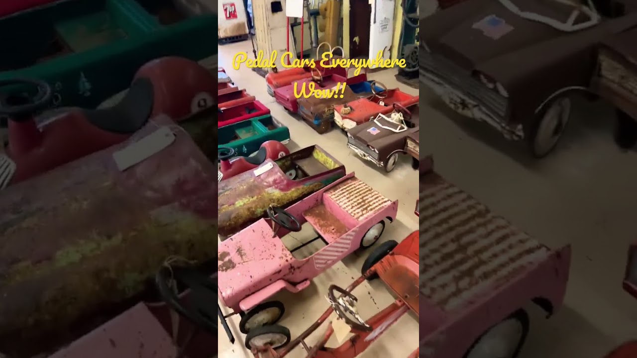 So Many Antique Pedal Cars at a Local Auction&mdash;Wow!!