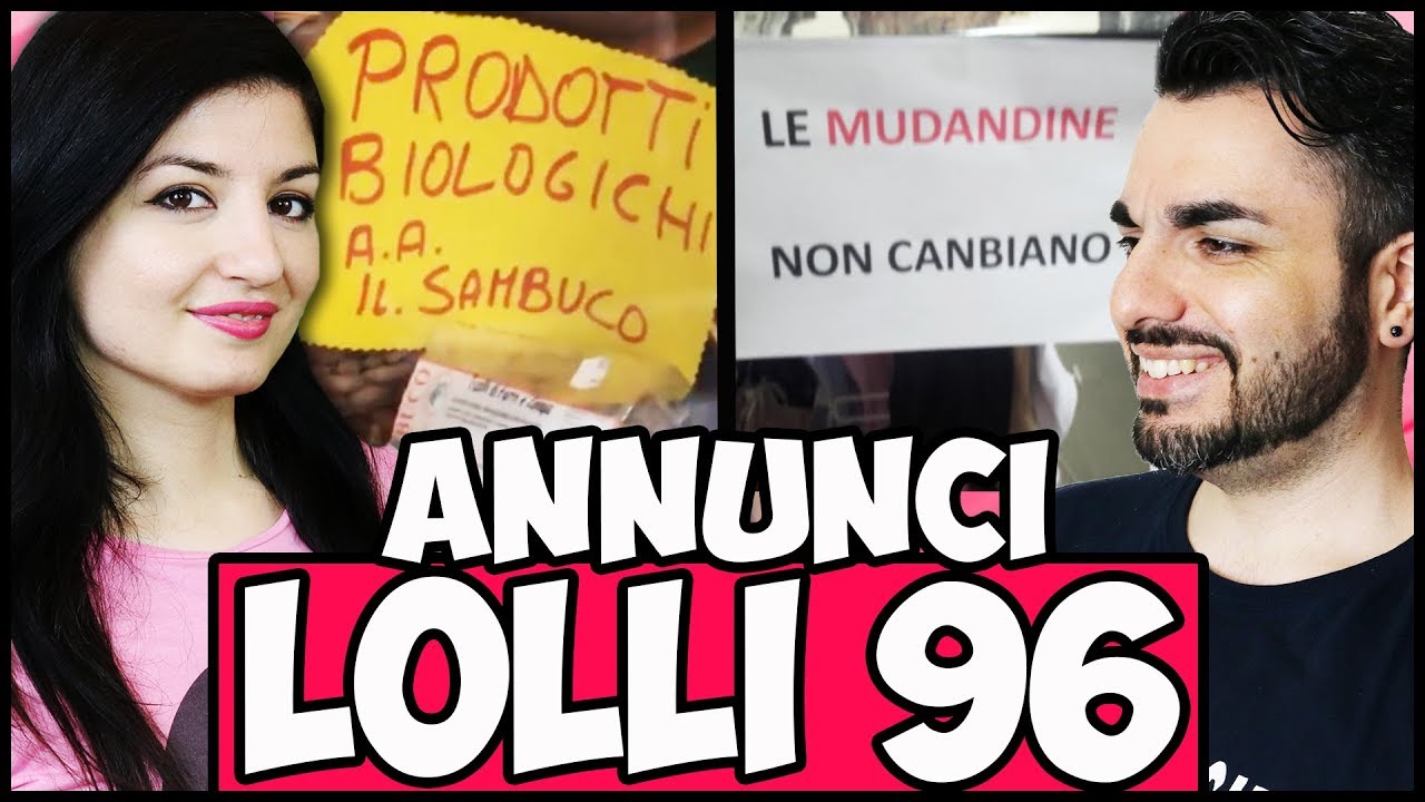 20 ANUNCI LOLLI SCRITI MALLE! Annunci Lolli 96