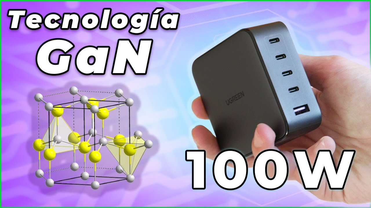 &iquest;Qu&eacute; es GaN y por qu&eacute; este CARGADOR de 100W ES EL FUTURO?