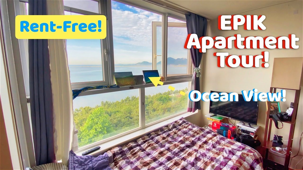 EPIK Apartment Tour! Rent-Free EPIK Apartment with OCEAN VIEW! | Busan, South Korea