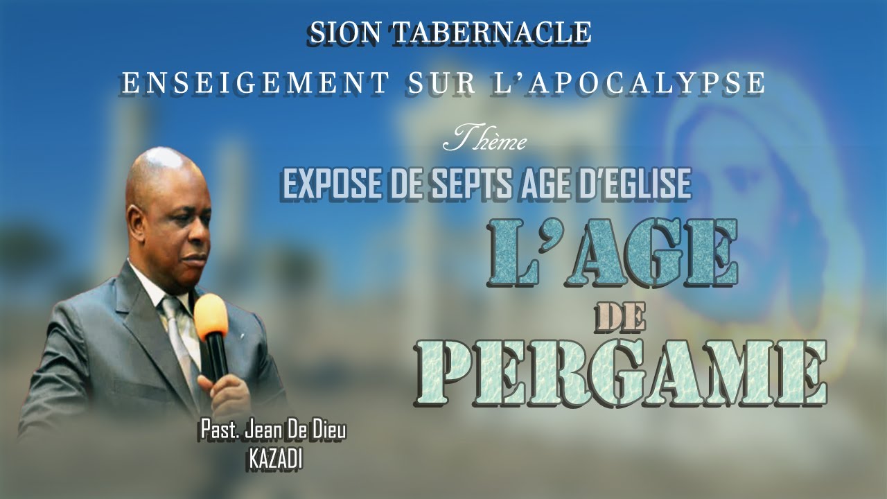 AGE DE PERGAME N°7 ( CHRIST LA PAROLE)  | Dimanche 27 Juillet  2025 | Siontab