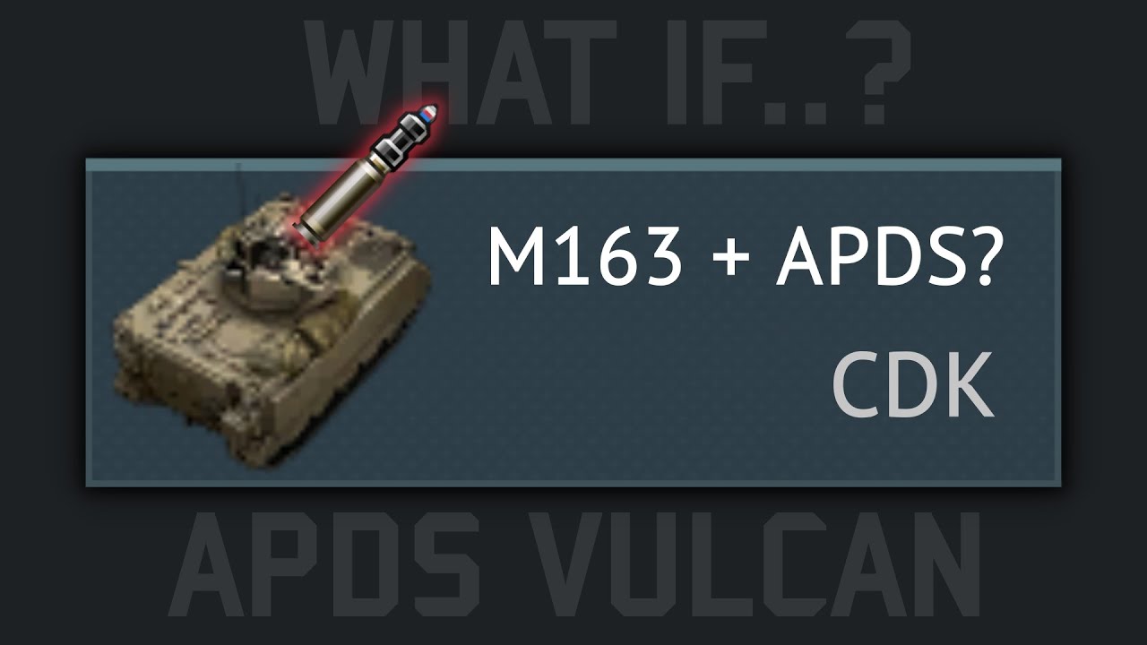 What if, M163 with APDS?