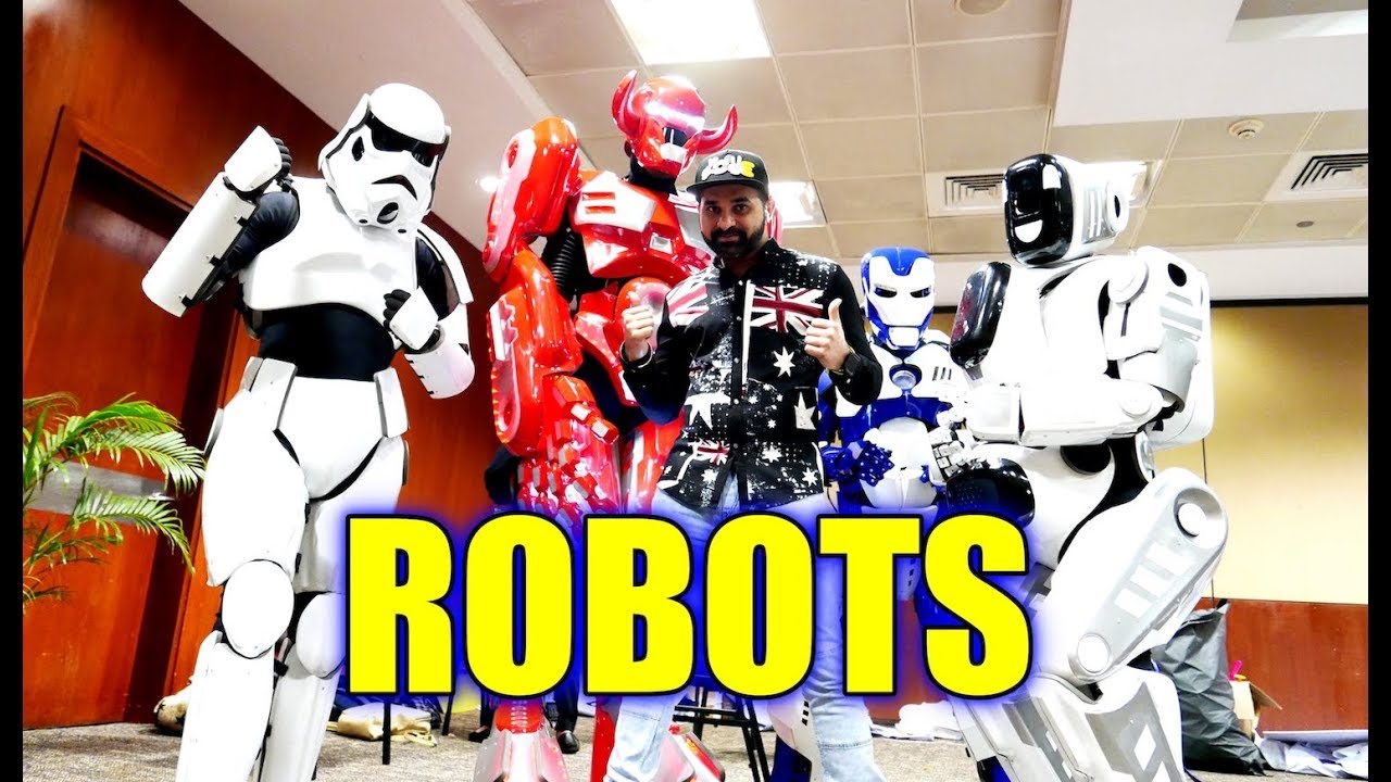 Robots | Star wars Trooper and Iron Man | Skeleton Dance Crew
