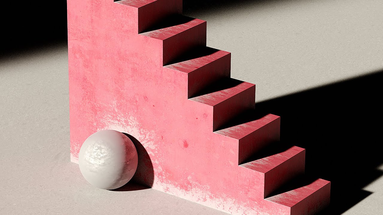 Анимация лестницы — Cinema 4D Timelapse / Разбор