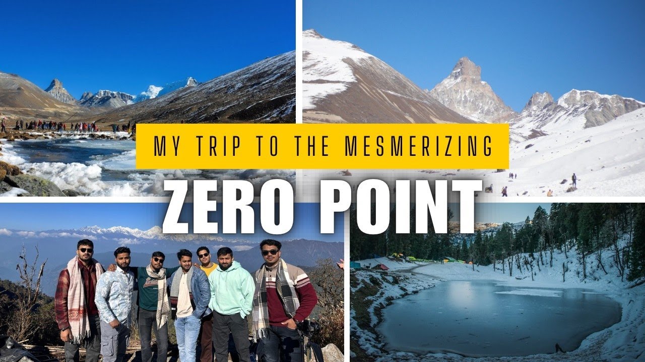 “First Time at Zero Point Snow ❄️ | Lachung to Zero Point
