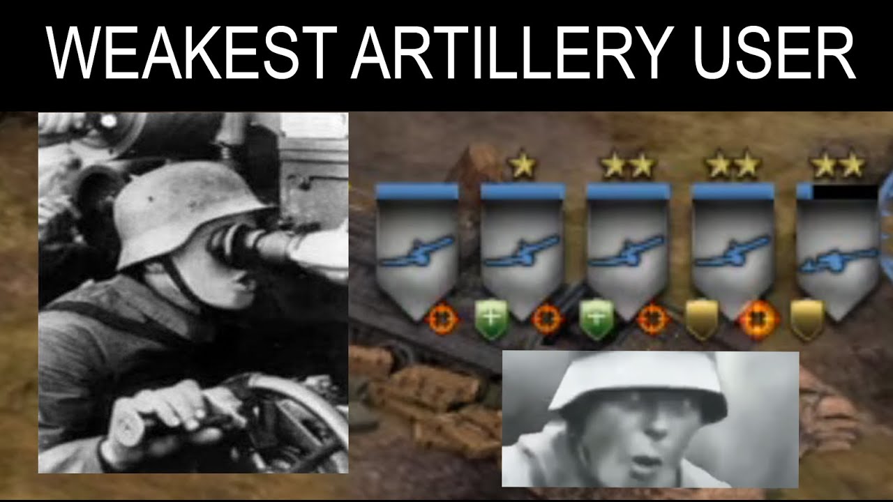 [Company of Heroes 2] Weakest German Artillery.