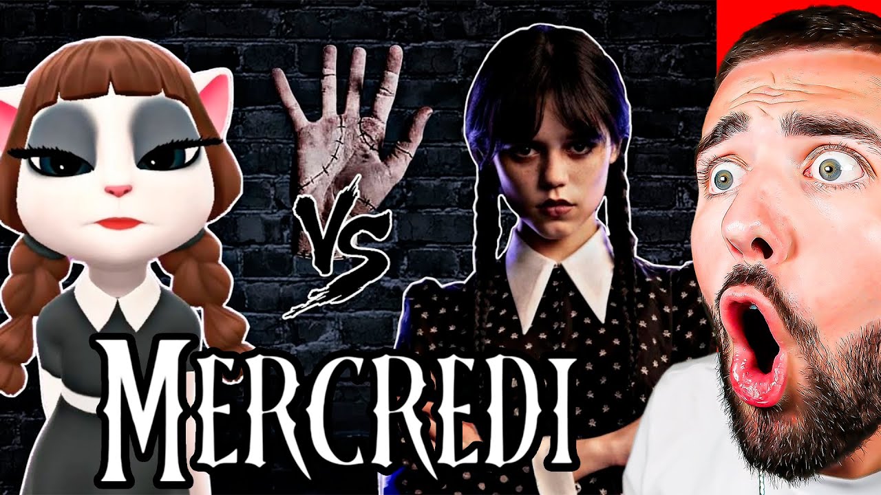 MERCREDI vs TALKING ANGELA ?! TRANSFORMATION TALKING ANGELA en MERCREDI !
