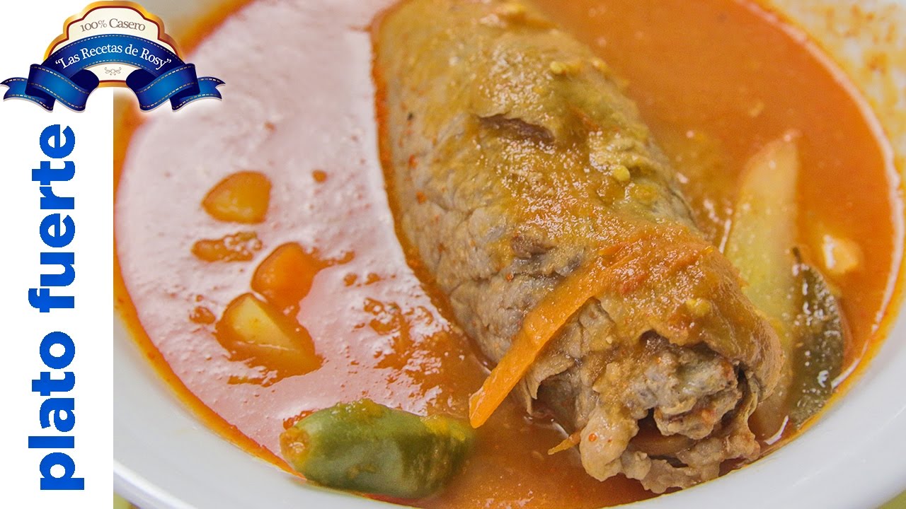 Bisteces rellenos 💜💜💜 Las Recetas de Rosy
