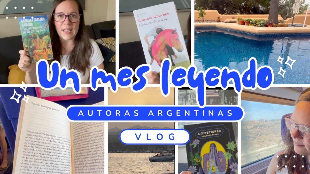 Vlog literario 📚 De Londres a España 📚 | Leyendo autoras argentinas durante un mes