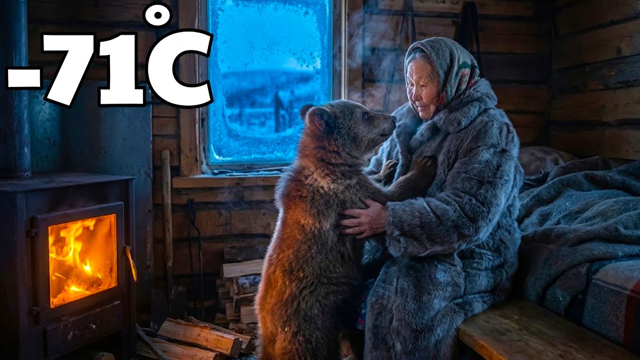 A Lonely Widow Saved A Bear Cub: A Siberian Winter Miracle | Yakutia Survival