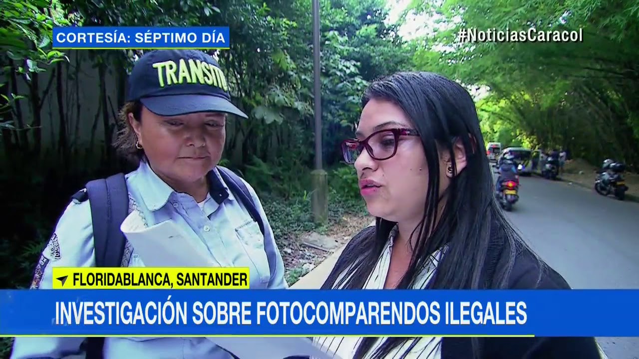Detienen a agente de tránsito de Floridablanca tras denuncia de Séptimo día sobre fotomultas