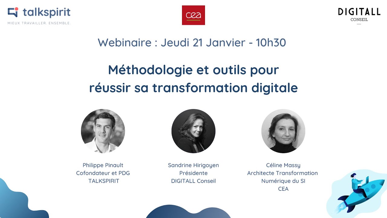 Webinaire - Méthodologie et outils pour réussir sa transformation digitale