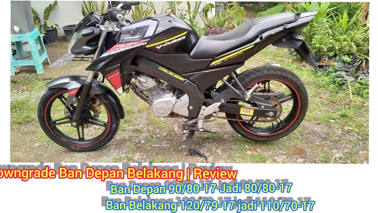 Downgrade Ban Depan Belakang Vixion New || Review