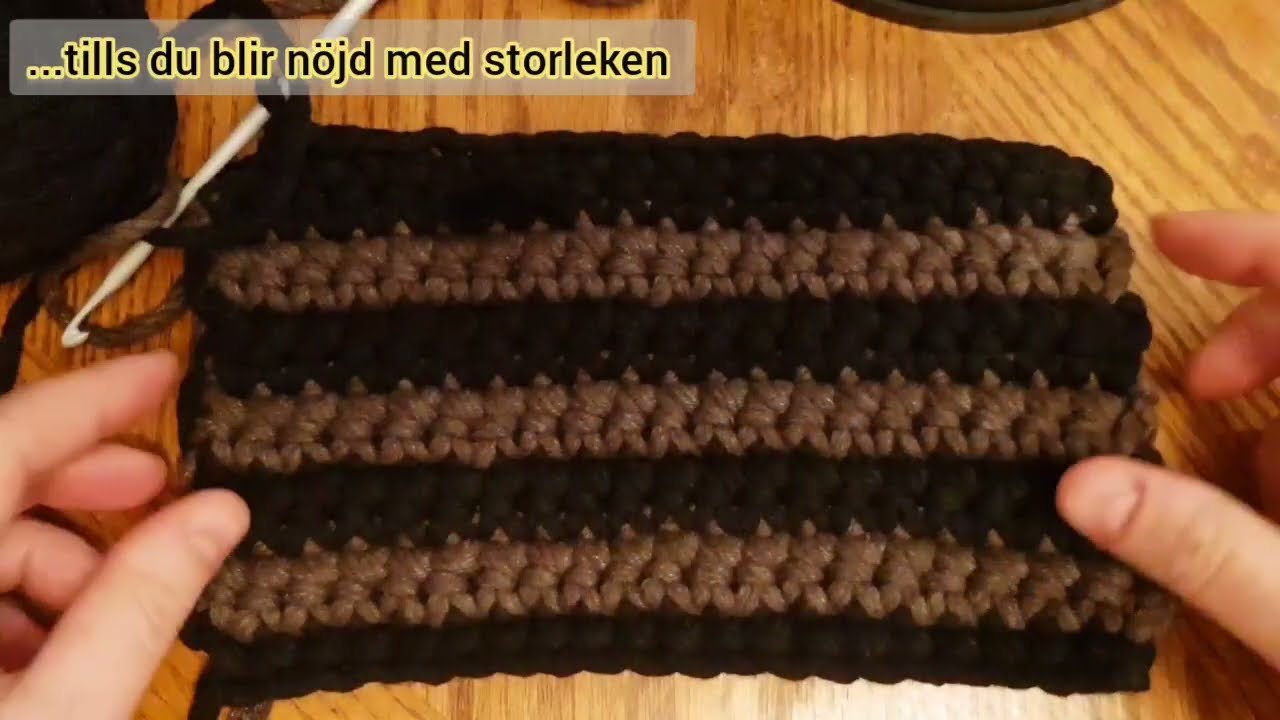 Virka en grytlapp
