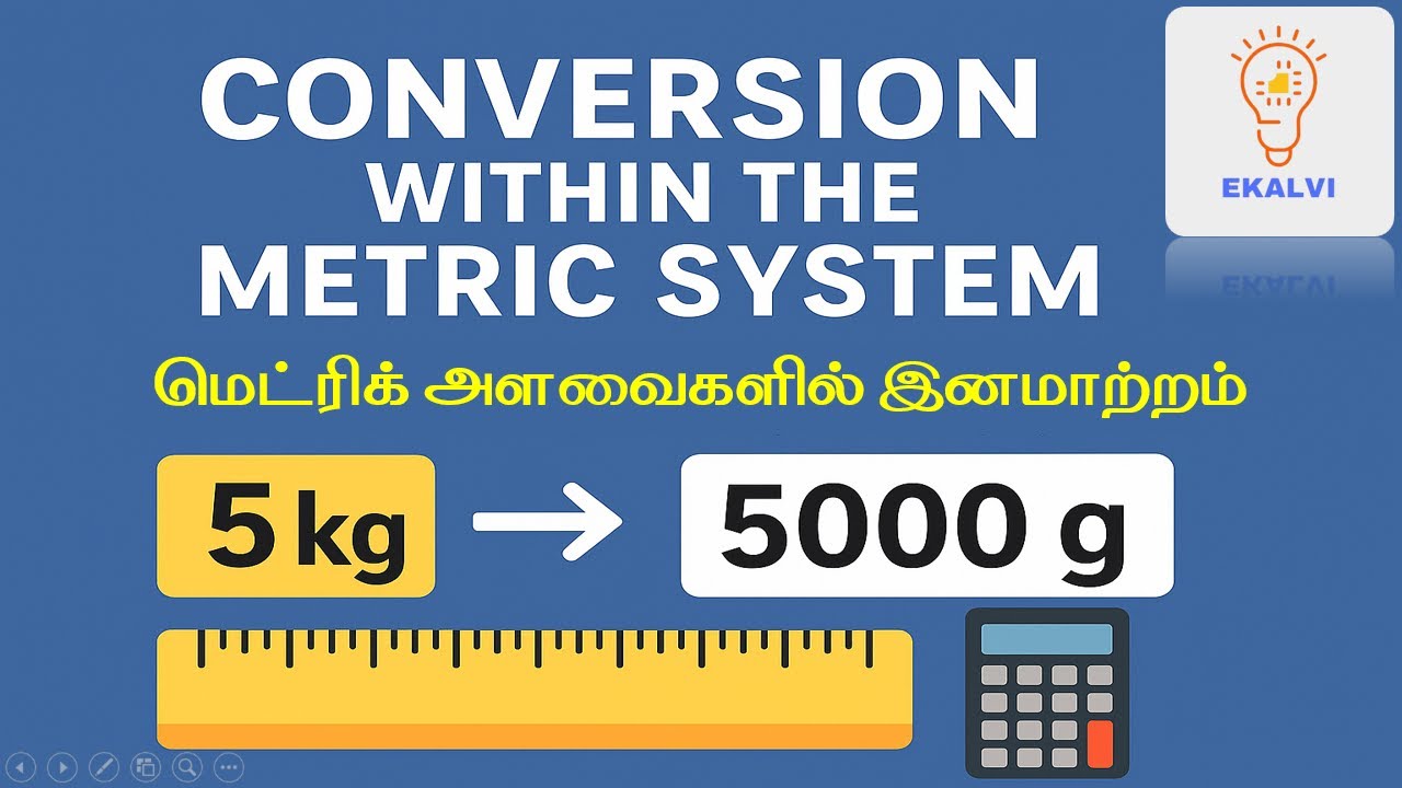 Tamil Metric Unit Conversion MADE EASY with Simple Tricks