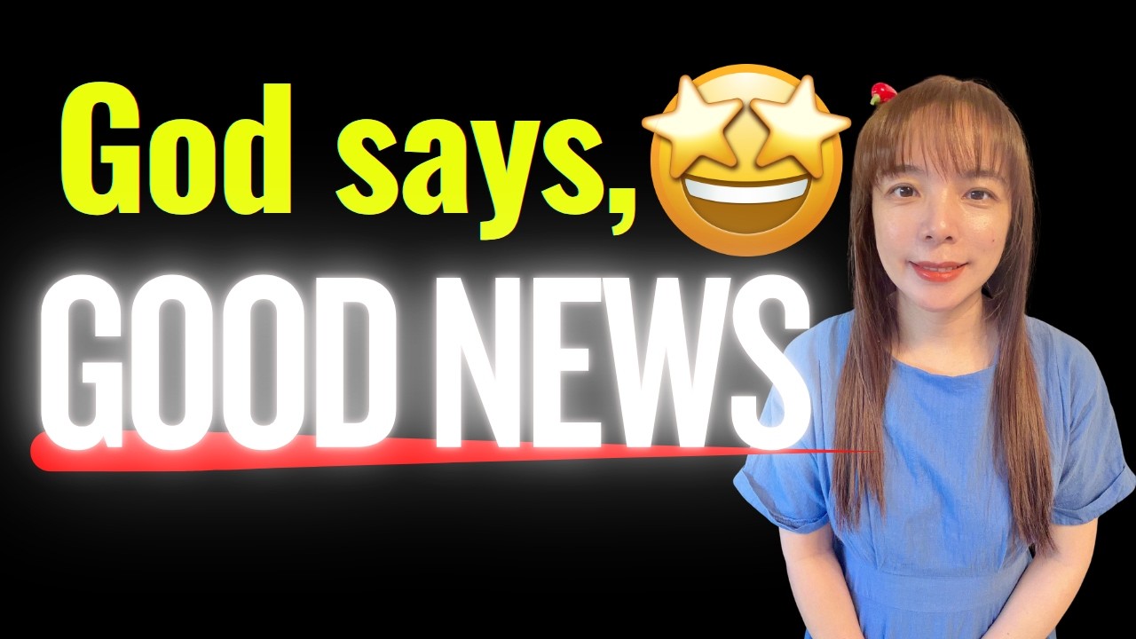 🤩God says, GOOD NEWS FOR YOU!!  #propheticword #blessings #wordofgod