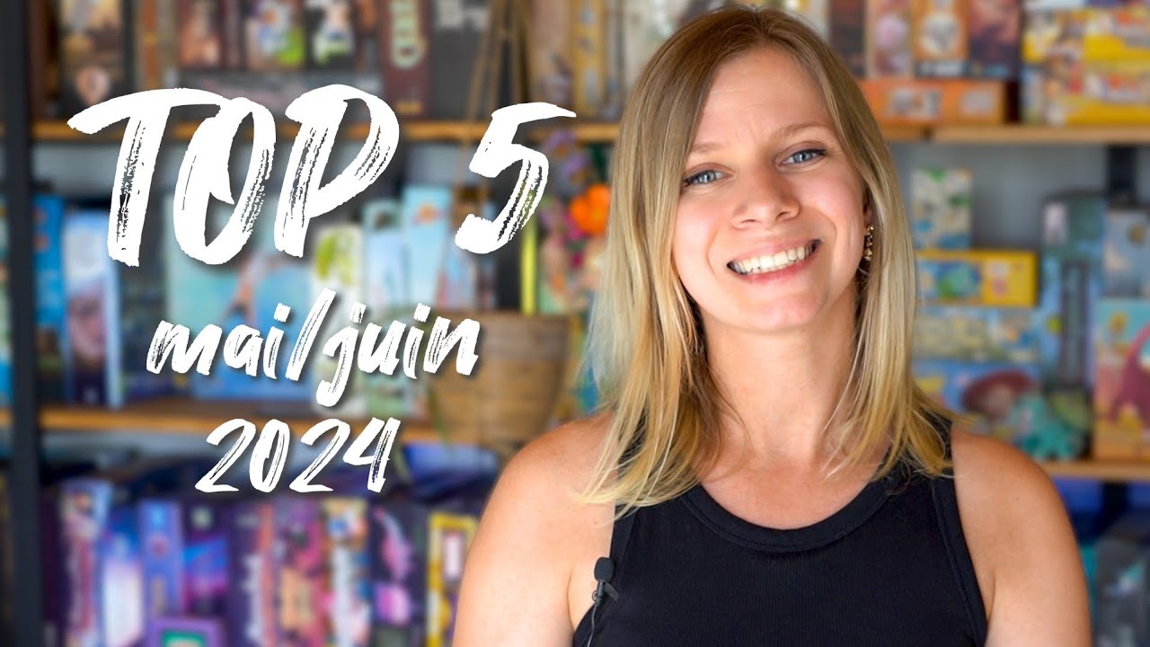 TOP 5 des MEILLEURS jeux de société de mai-juin 2024