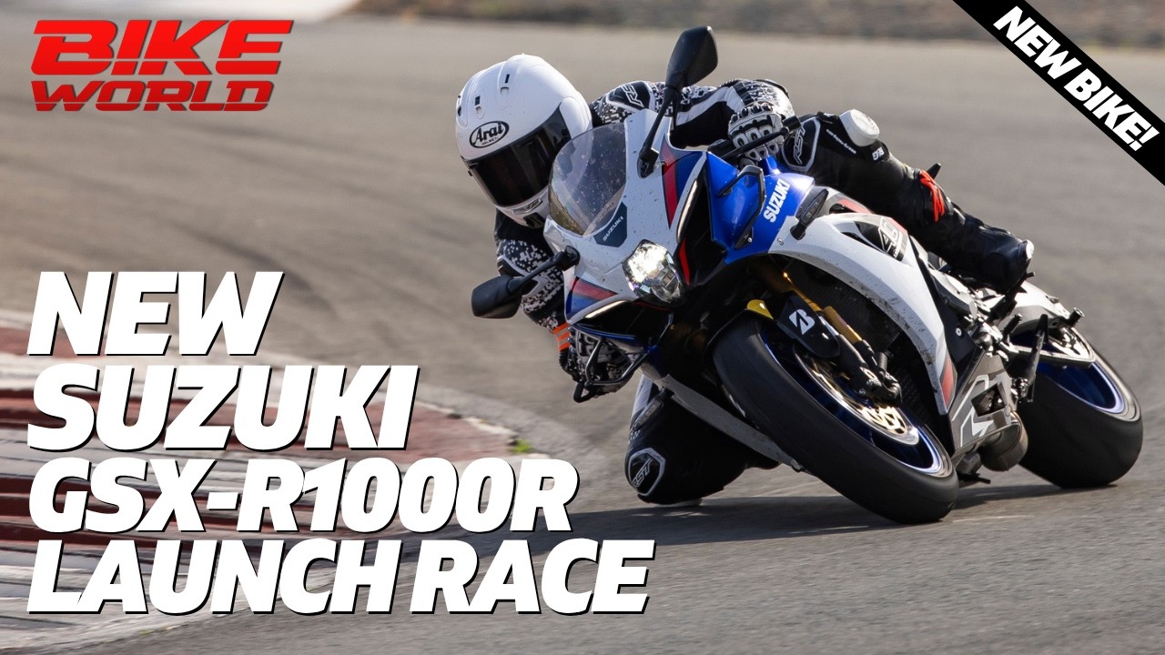 НОВЫЙ SUZUKI GSX-R1000R, ВЫПУСК К 40-ЛЕТИЮ | ЗАПУСКНАЯ ГОНКА КРИСА!