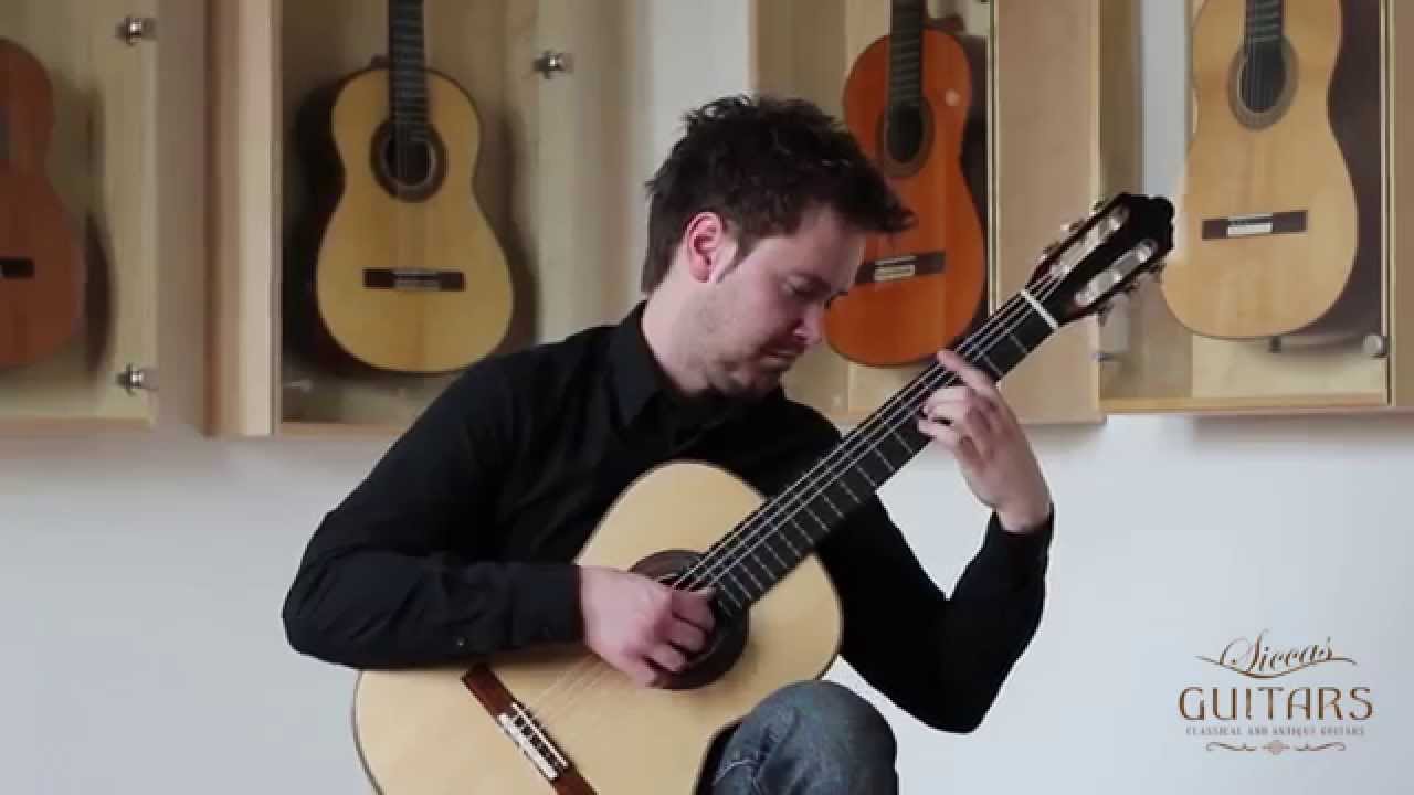 Jörg Holzmann plays Etude Op. 29 No. 13 by Fernando Sor on a 2014 Richard Newman