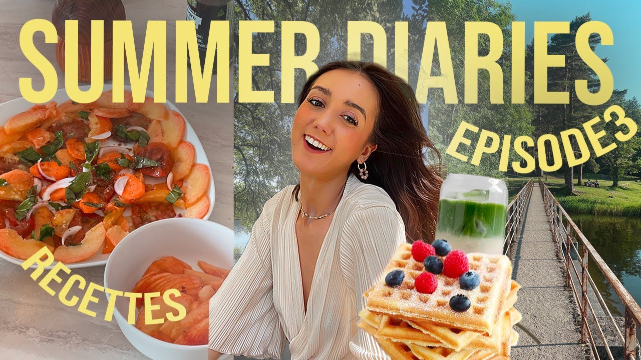 MES RECETTES D'ÉTÉ, FRIPERIES PETIT BUDGET & UPDATE DE MON AGENDA... (SUMMER DIARIES)