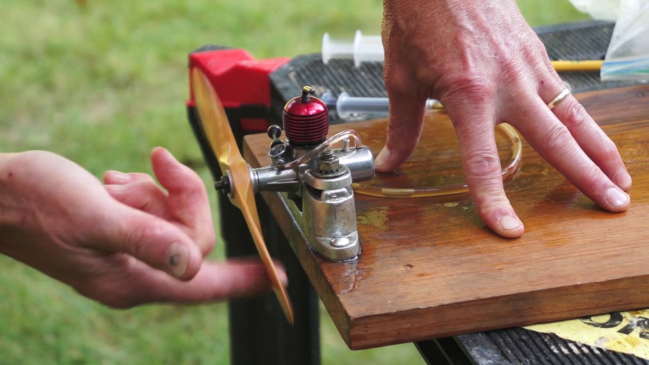 Bench test: McCoy Redhead .09 diesel model airplane engine