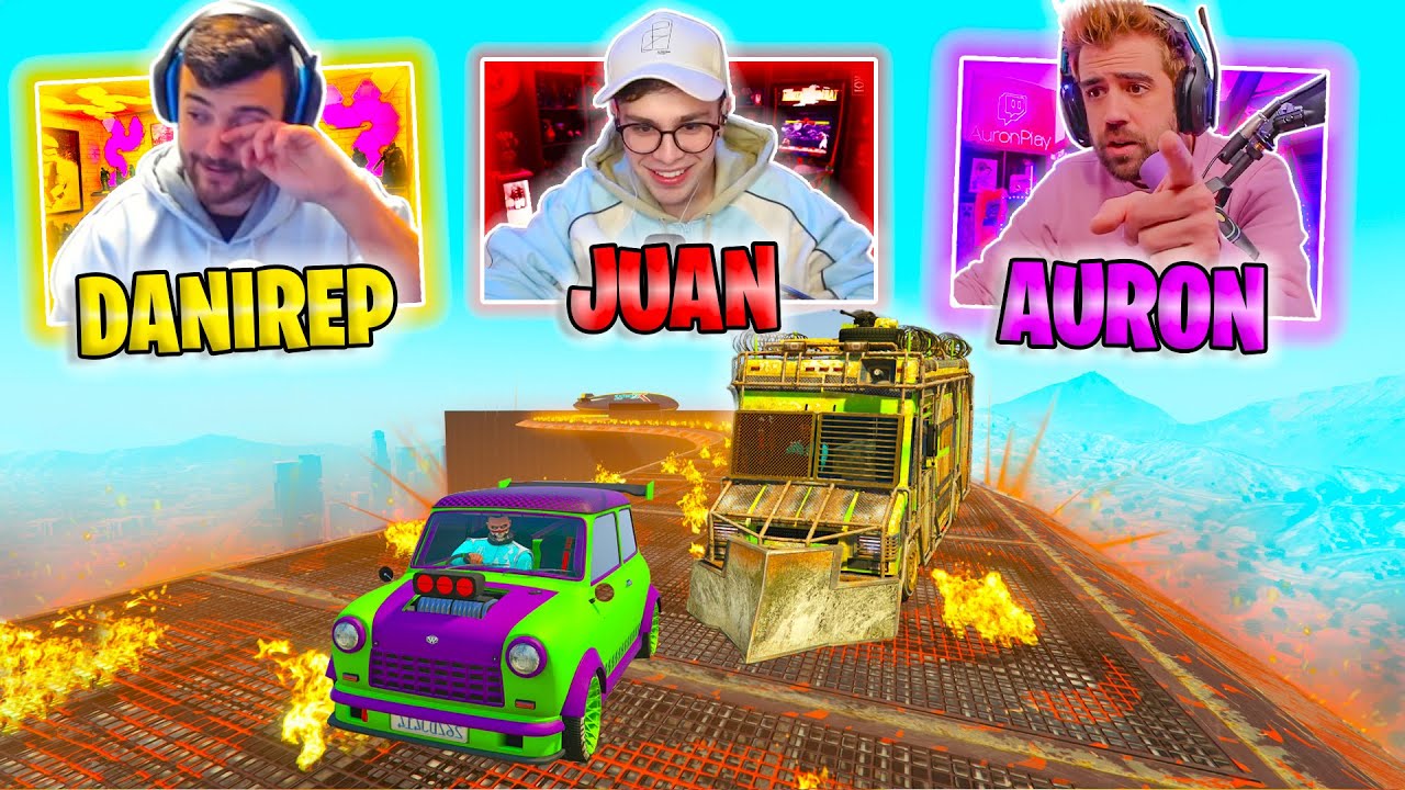 CARA A CARA DE FUEGO!! CON AURONPLAY , IBAI Y AMIGOS!! FINAL ÉPICO! - GTA V ONLINE
