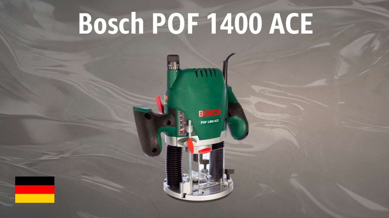 Oberfräse Bosch POF 1400 ACE | TEST | Deutsch