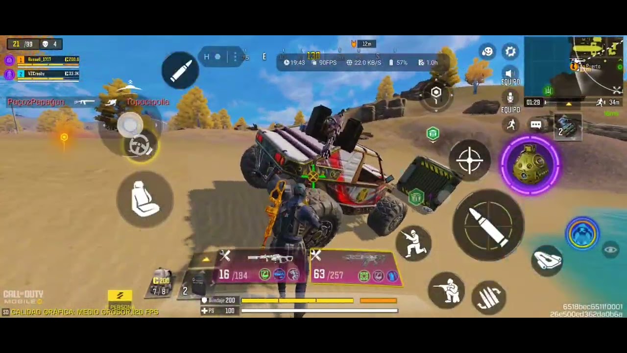 Ganando con randoms VZCrosby Battle Royale COD MOBILE 2026. Like y suscríbete.