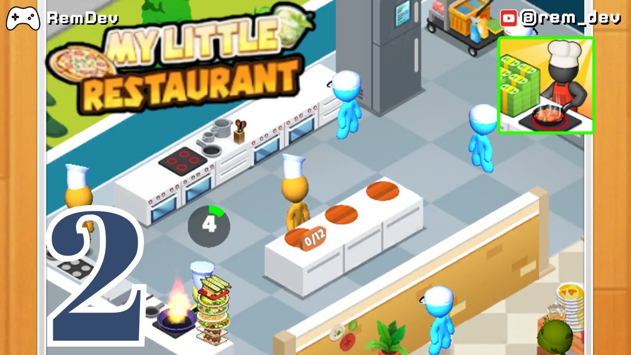 My Little Restaurant Level 2 Gameplay – Idle Restaurant Simulator Mobile Game