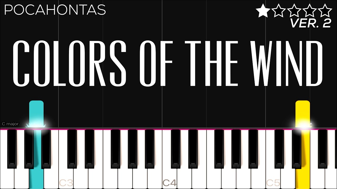 Pocahontas - Colors of the Wind | EASY Piano Tutorial
