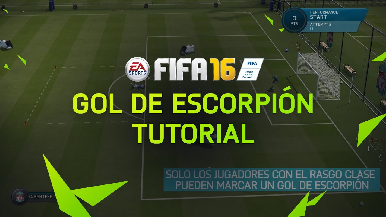 FIFA 16 - Tutorial - Gol de escorpión