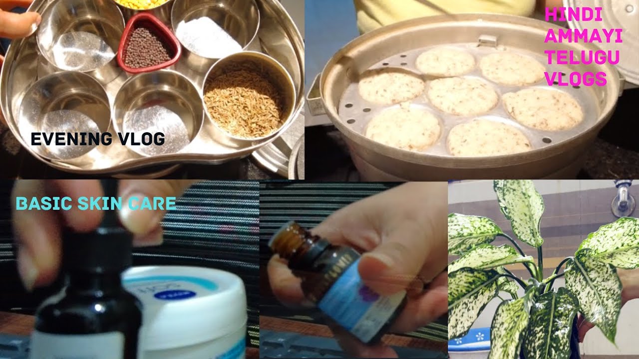 Evening Vlog | Basic Skin Care Routine | Ghee From Butter | Hindi Ammayi Telugu Vlogs |