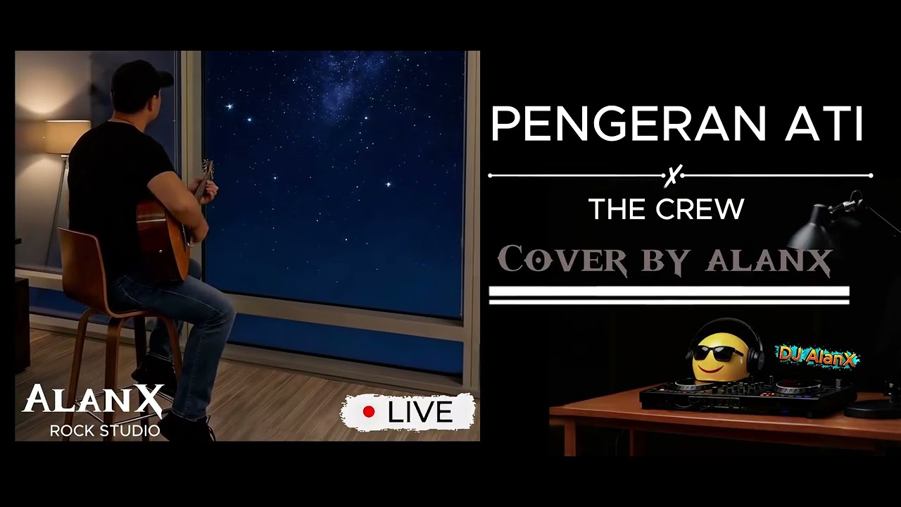 Pengeran Ati | The Crew | Acoustic Cover by AlanX | AlanX Rock Studio