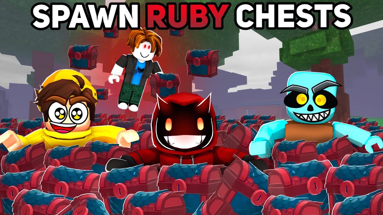 I Met A CRAZY HACKER That SPAWNED 99,999 RUBY CHESTS In 99 Nights In The Forest