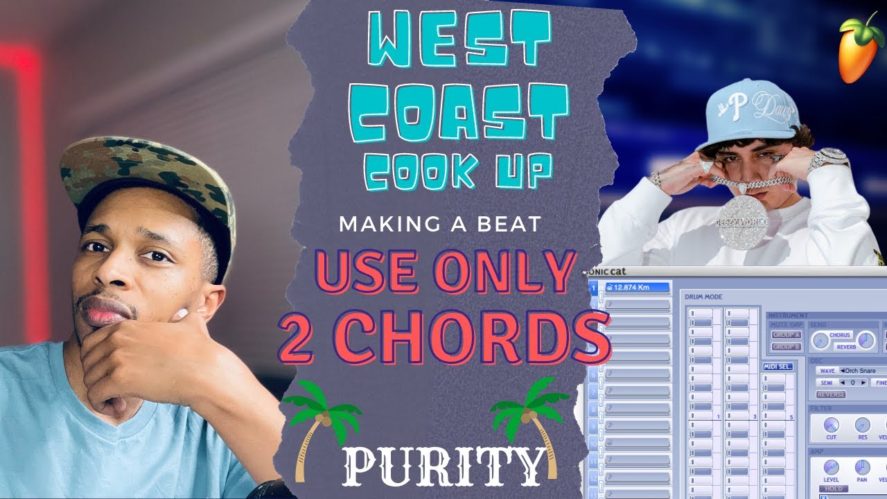 How to Make a West Coast Beat with Only 2 Chords | West Coast Beat