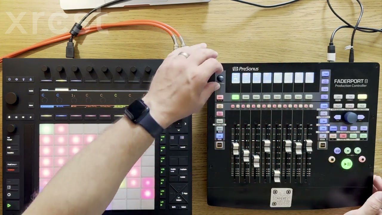 Motorised Faders for Ableton Push 3 Standalone (Presonus Faderport 8)