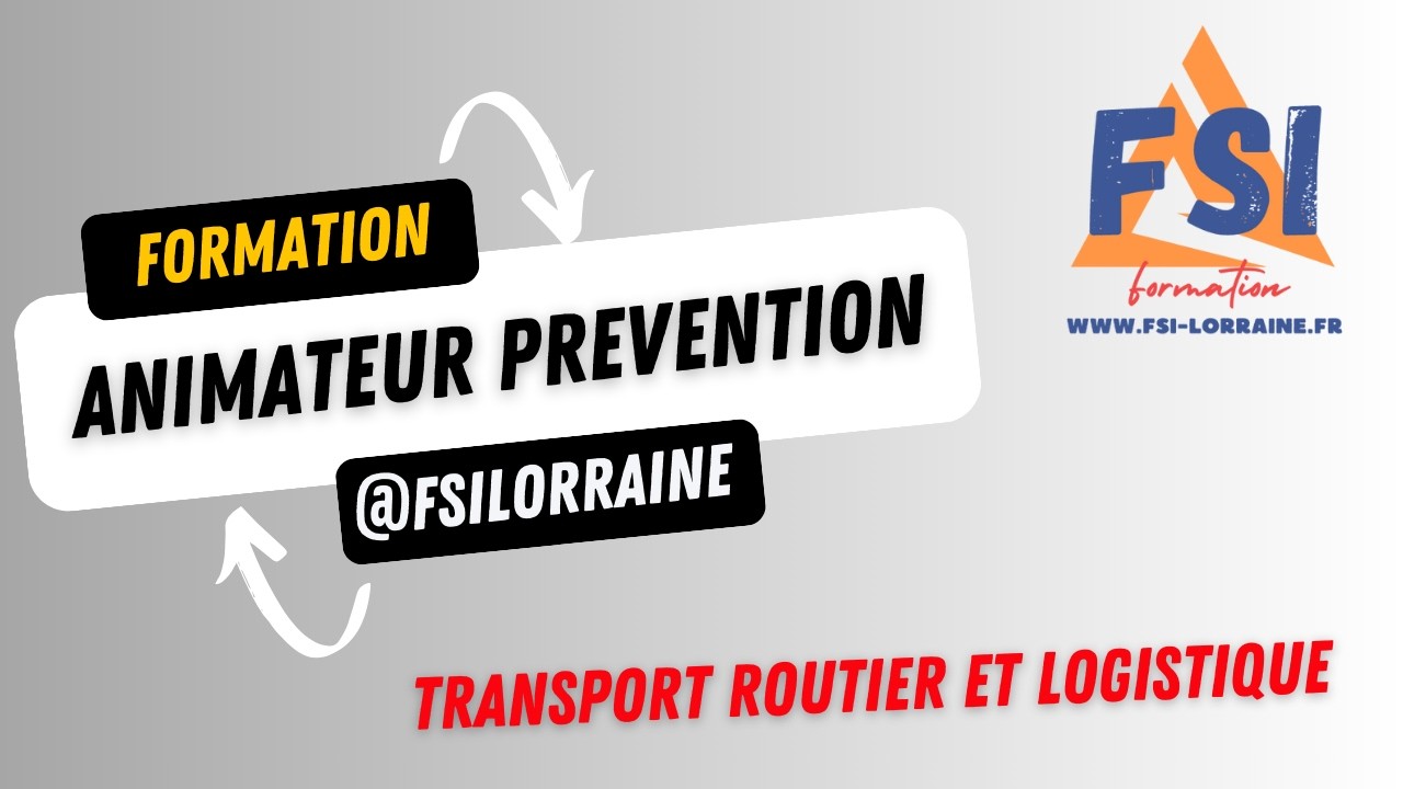 Animateur prévention du Transport et Logisitque