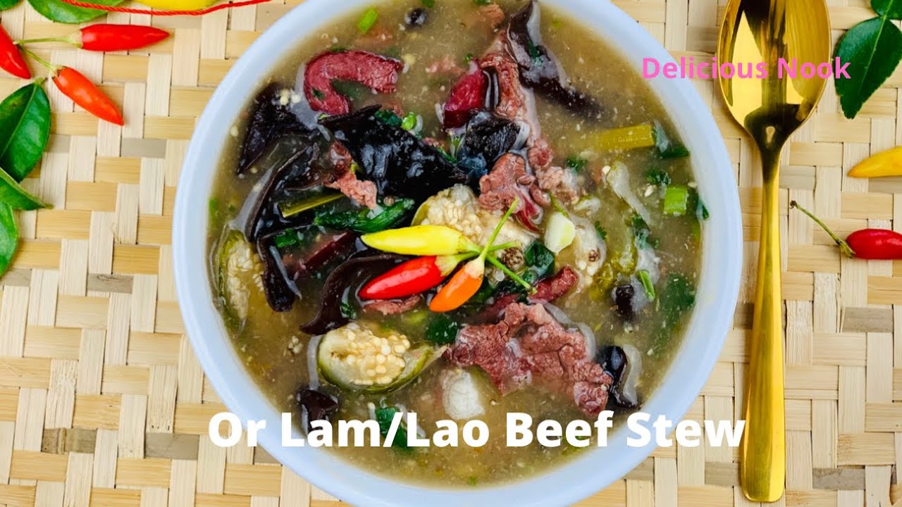 How to make Or Lam/Lao Beef Stew