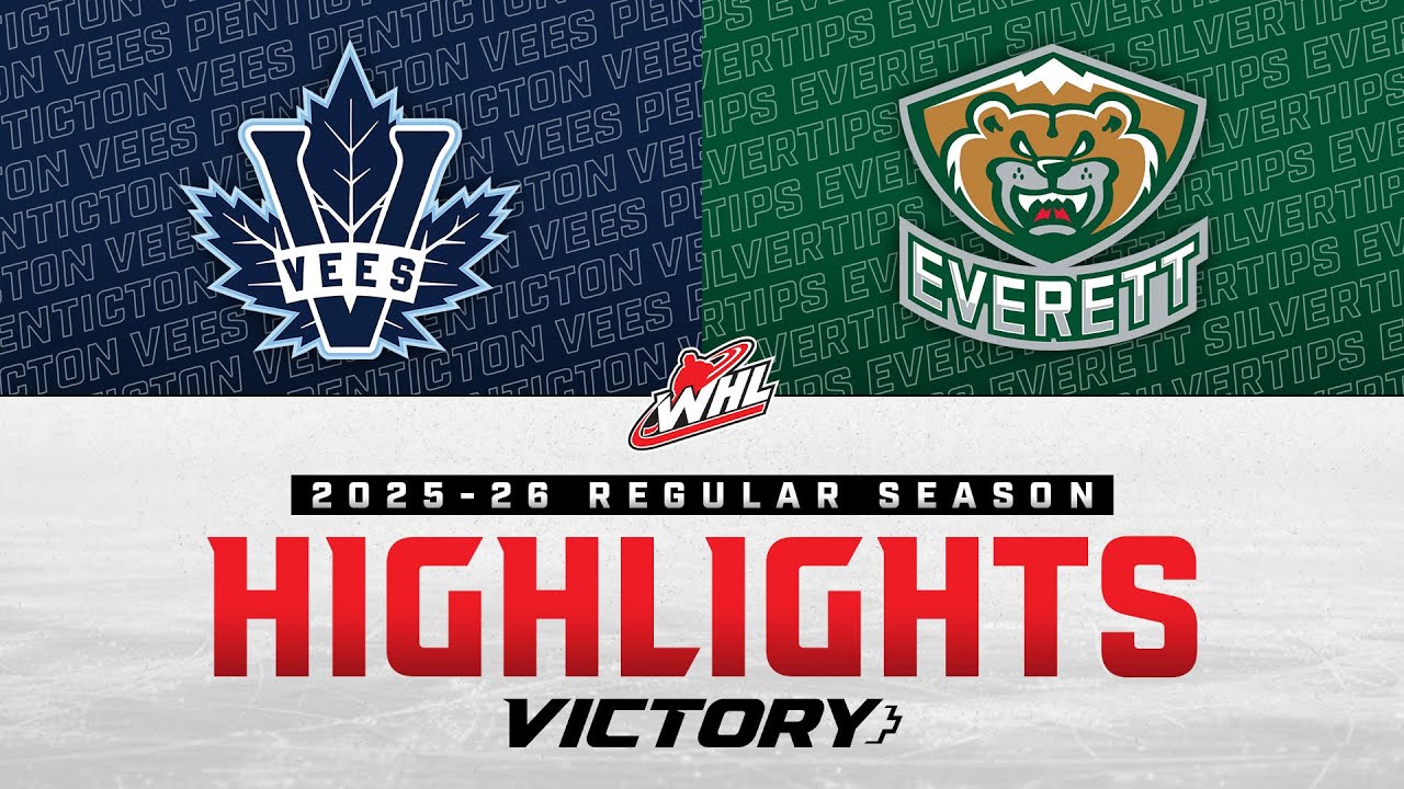 Penticton Vees at Everett Silvertips 10/25 | WHL Highlights 2025-26