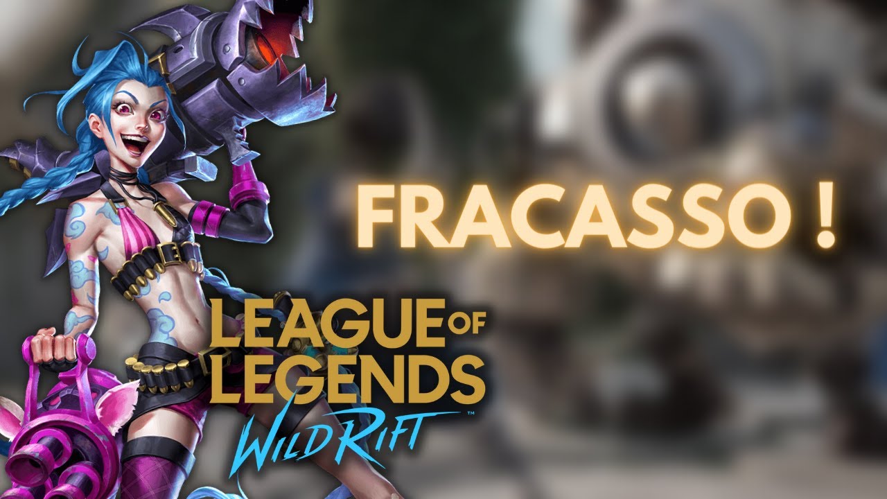 LOL de celular é um FRACASSO!!!  (Wild Rift)