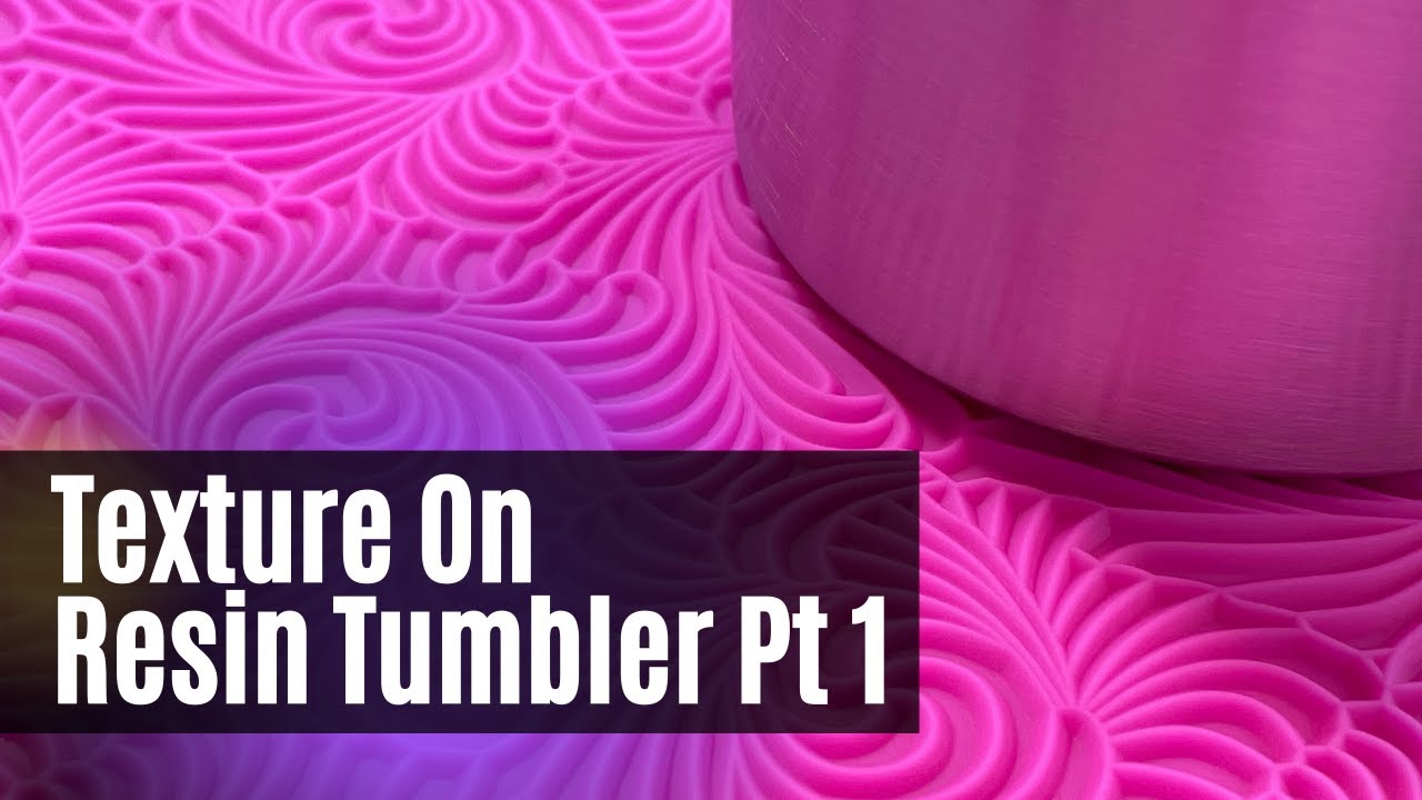 Adding Swirl Texture to Resin Tumbler  | 654