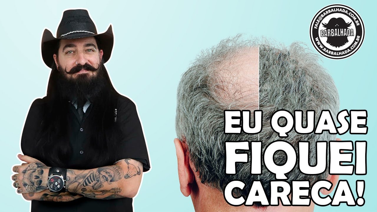 Como eu tratei a queda de CABELO e BARBA