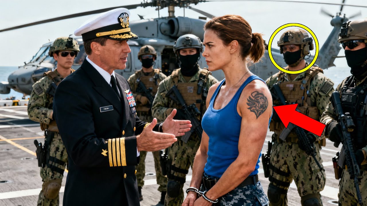 They Handcuffed Her — Until an Admiral Ordered, “Release Her. That Tattoo’s Not for Pretenders.”