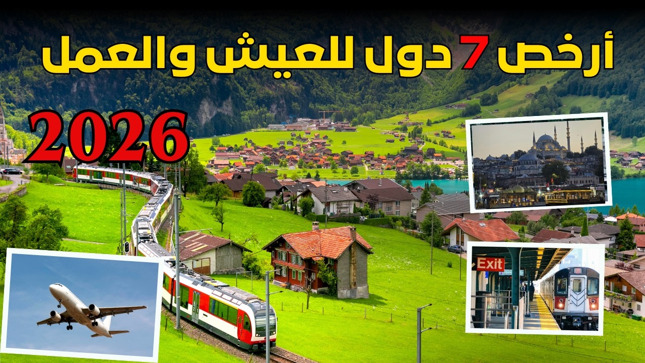 🟢هل يمكن الهجرة بميزانية قليلة؟ اكتشف أرخص 7 دول للعيش والعمل حول العالم😲